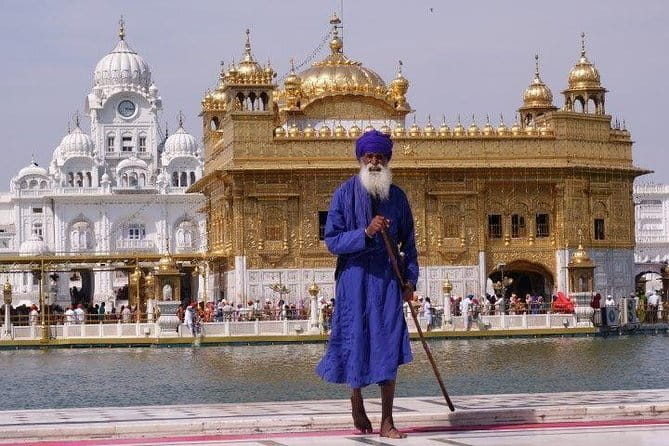 1-Day Trip to Golden Temple,Amritsar from Delhi with Both side Commercial Flight - Lunch at 1:00pm (own expense): plan for a real midday break