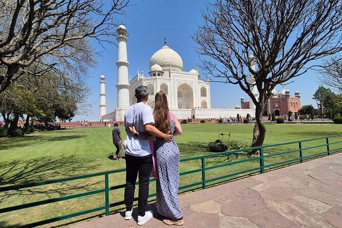 2 Days Overnight Taj Mahal & Agra Tour From Delhi - Day 1 in Agra: Fort, Baby Taj, and Mehtab Bagh at sunset