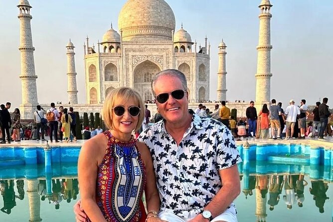 4-Days Private Luxury Golden Triangle Tour Agra Jaipur New Delhi - London-Style Structure in Delhi, with Qutub Minar and Lotus Temple