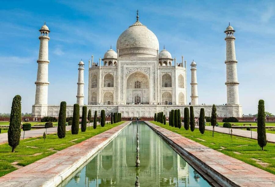 Delhi-Agra-Jaipur Golden Triangle Multiday trip with Safari - Agra at the Right Time: Taj Mahal Views and Agra Fort