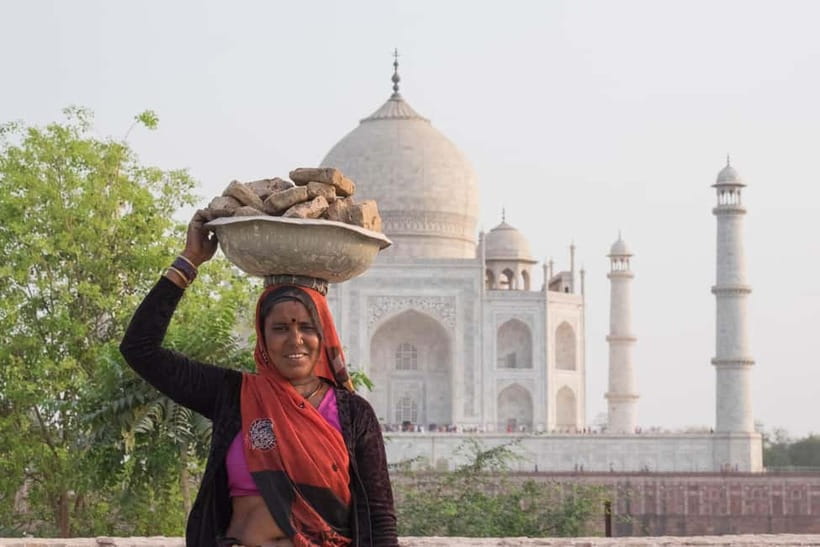 Delhi: Airport to Airport Layover Taj Mahal City Tour By Car - Agra Fort after lunch, short time with a strong payoff