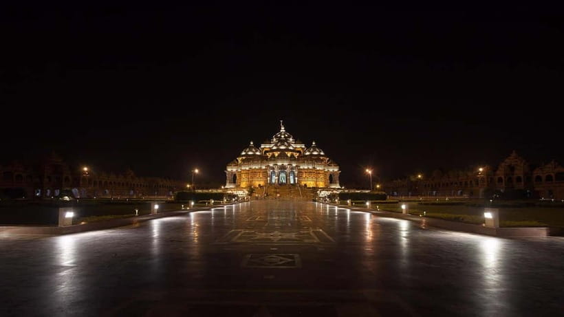 Delhi: Akshardham Temple Tour with Light and Water Show - The drive and the setup that reduce Delhi stress