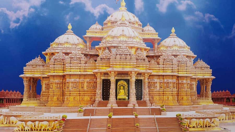Delhi: Akshardham Temple Tour with Water & Light Show by Car - Sanskruti Darshan boat ride, a 12-minute history lesson