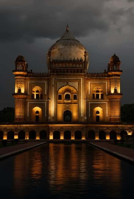 Delhi: Evening City Tour with Private Guide By Car - Qutub Minar at night: UNESCO drama in 73 meters