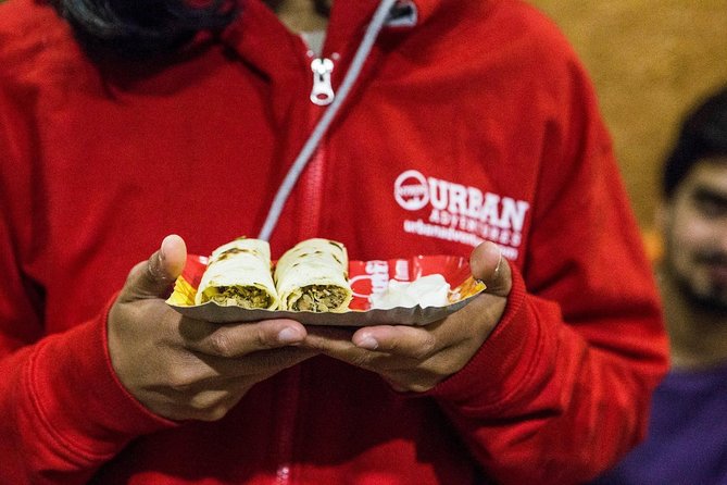 Delhi Food Walk: Rickshaw Ride, Street Eats & Market Tour - Stop 2, shawarma with an Indian twist plus fruit beer