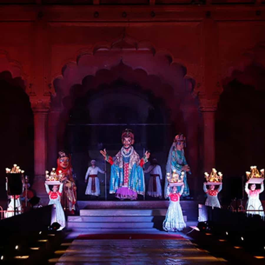 Delhi's Red Fort: 2-hour Guided Evening Light & Sound Show - The 3D Wall Projections, and Why They Work