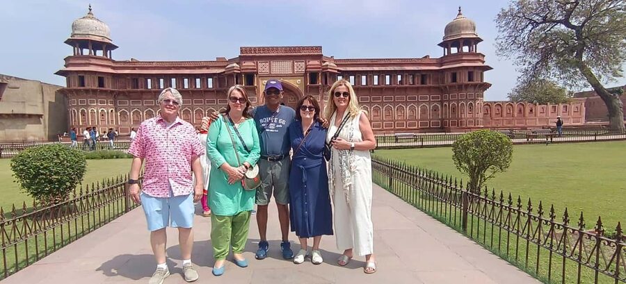 From Delhi: 2-Days Agra Jaipur Private Tour - Agra Fort: the red-stone setting for the Mughal power story