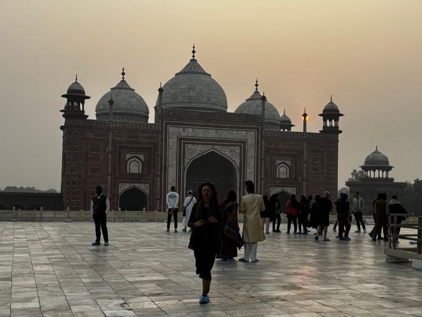From Delhi : Taj Mahal & Agra Tour with 5<em> Lunch – Price and value around $28, and what could add to the total’ /><br />
At about <strong>$28 per person</strong>, this tour is positioned as a low-stress way to see major Agra highlights in one day. The value comes from combining several cost-heavy items into one package: an <strong>AC private car</strong> for the full Delhi-Agra-Delhi loop, a <strong>professional tour guide</strong>, bottled water, and support costs like tolls, taxes, and parking.</p>
<p><p>Two parts can change the all-in total depending on what you select. Entrance fees are included only if you choose the option that covers them. The lunch is also an optional add-on, provided as a buffet at a multi cuisine restaurant. If you want both entrance fees and lunch included, check your selection carefully so you are not surprised later.</p>
</p>
<p><p>Also remember one separate cost is explicitly not included: tipping to the guide and driver. That is common in private service days, but it is best to budget for it.</p>
</p>
<p><p>My take on value: if your priority is Taj Mahal plus Agra Fort plus Baby Taj with a guided, queue-efficient plan and private comfort, the package structure is what makes the price feel fair. If you already have entrance fees sorted and you do not care about guided explanations, then you might find cheaper DIY options. But if you want less hassle and more meaning, this format is built for you.</p>
</p>
<h2>What to bring (passport or ID) and what is not allowed</h2>
<p><img width="866" height="650" decoding="async" src=