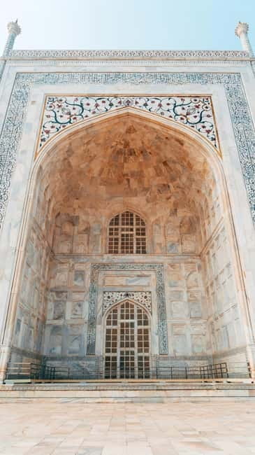 From Delhi: Taj Mahal & Agra Tour with Lunch at Marriott - Agra Fort: UNESCO views and the Taj framed from the Mughal era