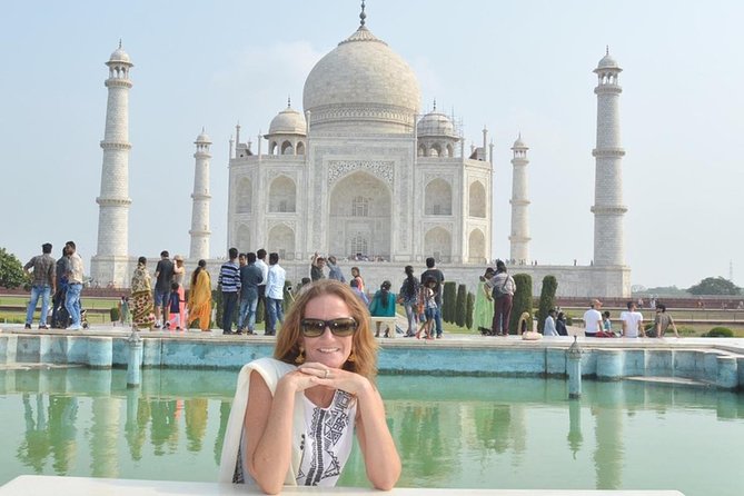 From Delhi: Taj Mahal Sunrise Tour with Elephant Conservation - Taj Mahal at first light, plus the ticket reality check