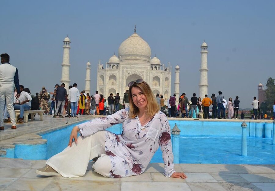 From New Delhi: Taj Mahal and Elephant Conservation Centre - Taj Mahal guided visit with photo stops and early timing