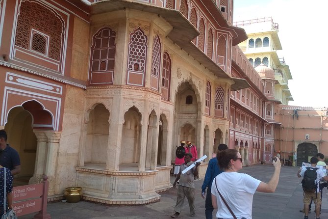 Golden Triangle Tour - Delhi Agra Jaipur - Delhi day one: Qutub Minar, Lotus Temple, India Gate, Jama Masjid, and Old Delhi