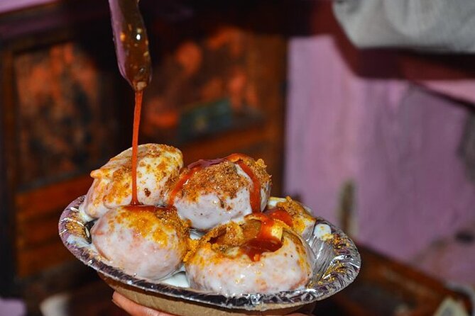 Local Delhi Food Tour with Tour Guide - walk and taste street food - First Taste in Old Delhi: Chaat, Chole Bhature, and Street Snacks