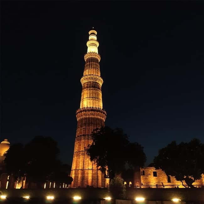 New Delhi: Qutub Minar Light & Sound Show Tour - Dinner after the show: keep it flexible