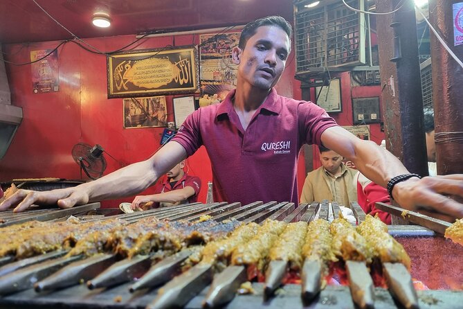 Old Delhi Night Food Tour - Kitchens & Local Stories - Jama Masjid narrow lanes and chargrilled kebabs