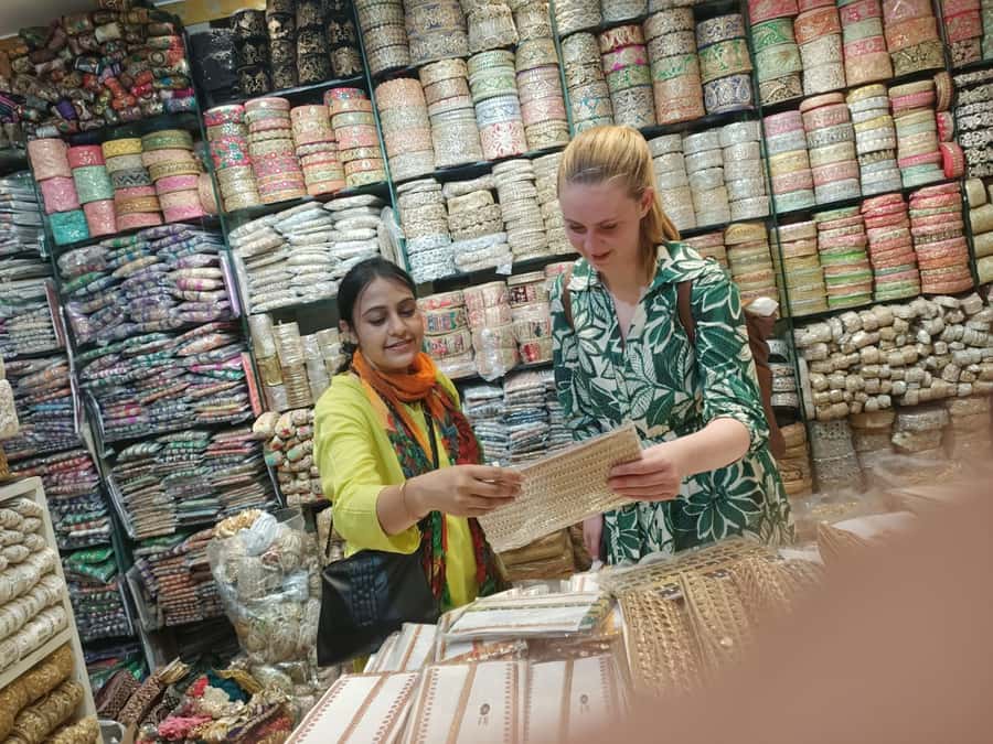 Old & New Delhi Shopping Tour with Female Consultant - Wedding Shopping and Tailoring Support (Bridal, Groom, and Family)