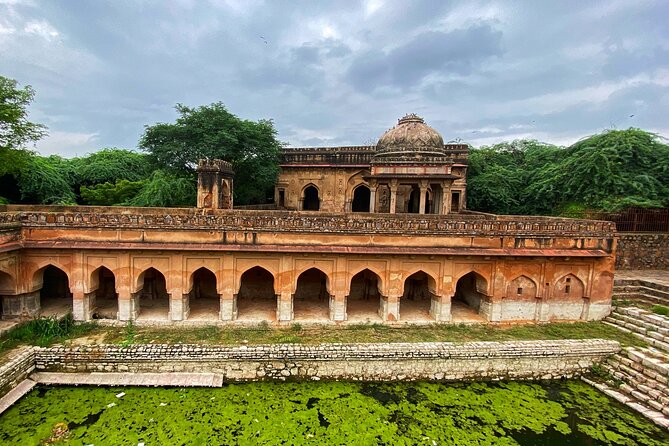 Premium Hidden Jewels of Delhi Cycling Tour - The First Chapter of Delhi - Jain Mandir Dadabari: one short stop, strong meaning