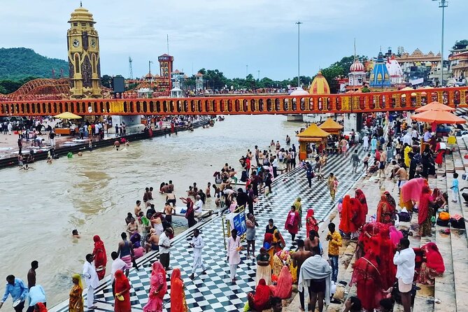 Private Day Trip to Haridwar and Rishikesh from Delhi - Har Ki Pauri at 5 or 6 am, Brahma Kund and the Vishnu Footprint