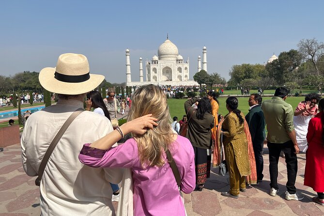 Private Taj Mahal and Agra Fort Tour from Delhi- All Inclusive - Entering the Taj Mahal sunrise morning like a pro
