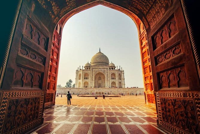 Taj Mahal, Agra Fort, Baby Taj Tour from Delhi by Superfast Train - Baby Taj (Itmad-ud-Daulah): The Yamuna Photo Stop