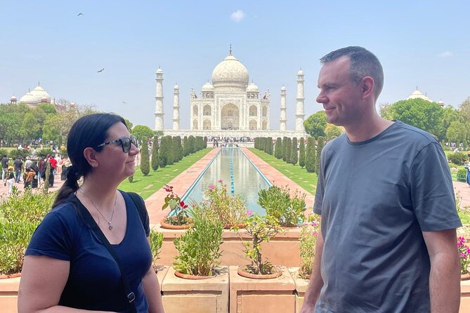 Taj Mahal and Agra Private Tour from Delhi by Car with 5<em> Lunch – Key Highlights You Will Actually Feel’ /></p>
<ul>
<li><strong>Skip-the-line entry</strong> for the Taj Mahal and Agra Fort, since your guide arranges your entry tickets.</li>
<li><strong>Private, live guide</strong> who tells stories and practical details, with guide names like Akib and Jugnu specifically praised.</li>
<li><strong>5-star lunch option</strong> at DoubleTree by Hilton Hotel Agra (buffet style), with local and international choices.</li>
<li><strong>Baby Taj included after lunch</strong> (Itmad-ud-Daula), with some flexibility depending on your preference.</li>
<li><strong>Comfort-first transport</strong> in a private AC car, plus all parking fees, tolls, fuel, and taxes handled.</li>
</ul>
<h2>Smooth Delhi to Agra Drive, With Less Fuss Than DIY</h2>
<p><img width="669" height="446" decoding="async" src=
