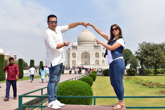 Taj Mahal Day Tour by Superfast Gatimaan Train from Delhi - Agra arrival at 9:50 AM and the Taj Mahal plan