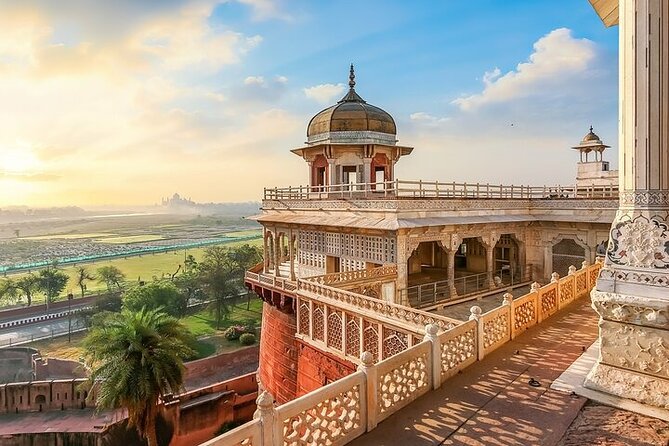 Taj Mahal Same Day Tour by Fast Track to the Taj - Agra Fort: Mughal power, red sandstone, and a different viewpoint