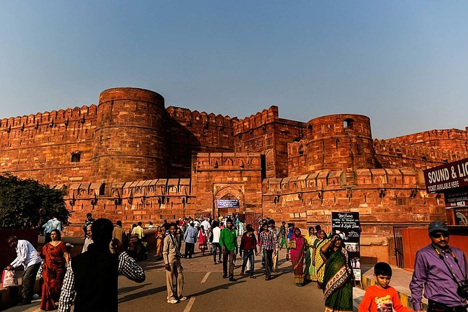 Taj Mahal Tour By Express Train from Delhi - Arriving at Agra and Meeting Your Guide Outside the Coach